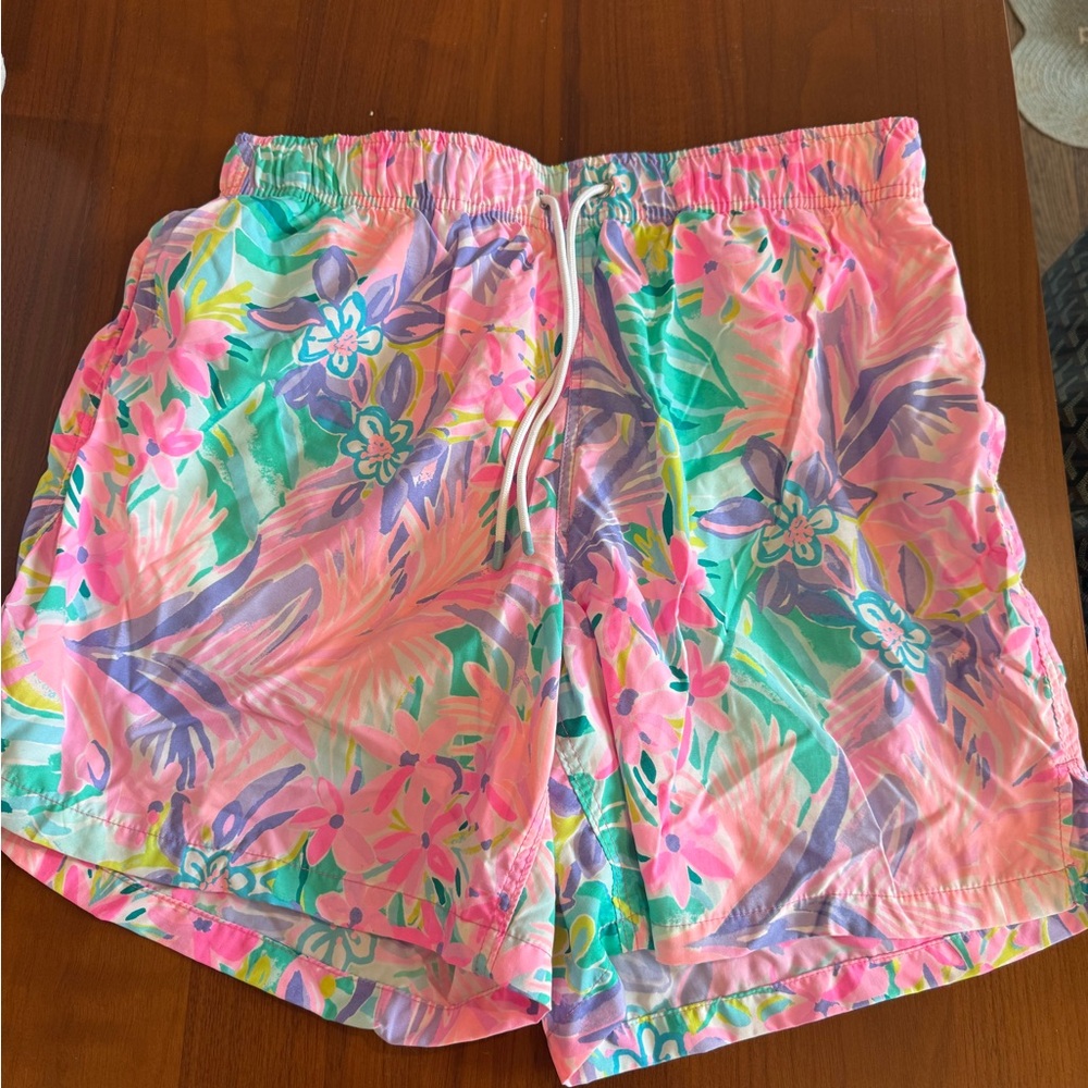 Lilly Pulitzer Colorful Swim Trunks